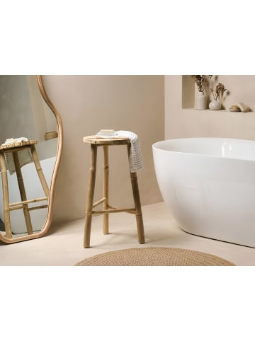 Beliani Beistelltisch ITAPARICA in Naturfarben - (W) 35 x (H) 70 x (L) 35 cm