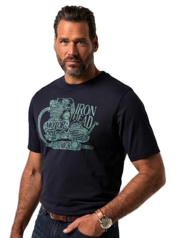 JP1880 Kurzarm T-Shirt in navy blau