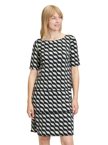 Betty Barclay Stufenkleid kurzarm in Dark Blue/Green