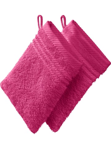 REDBEST Waschhandschuh 2er-Pack New York in pink