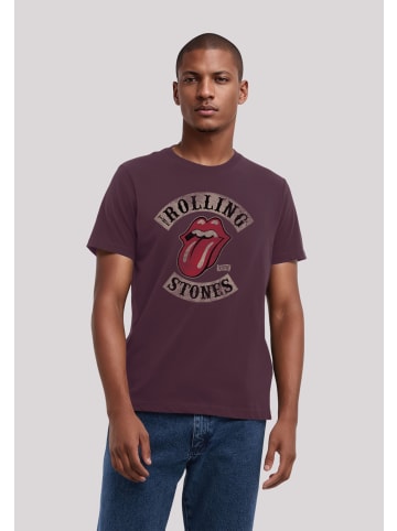 F4NT4STIC T-Shirt The Rolling Stones Tour '78 in maroon