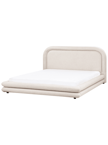 Beliani 10-tlg Doppelbett LAVARDENS in Beige/Schwarz