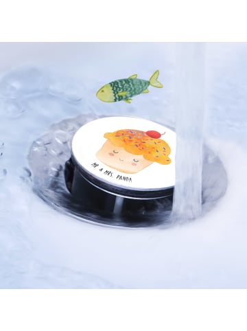 Mr. & Mrs. Panda waschbeckenstöpsel Cupcake ohne Spruch in Weiß