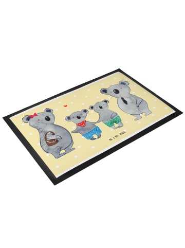 Mr. & Mrs. Panda fußmatte Koala Familie zwei ohne Spruch in Gelb Pastell