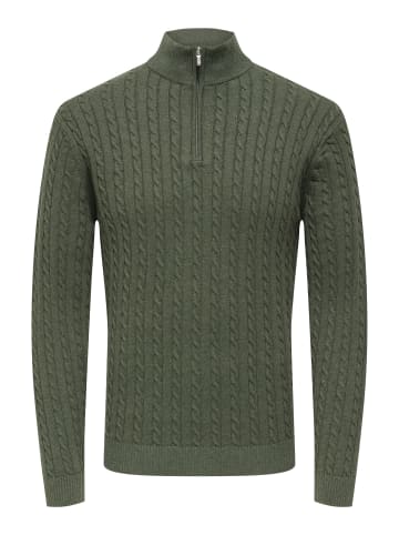 ONLY & SONS Strickpullover in Castor Gray