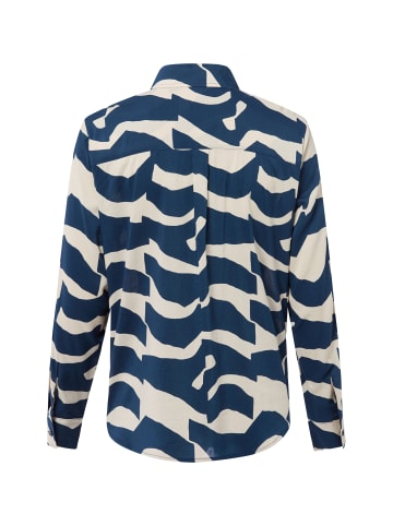 Olsen Bluse in indigo beige