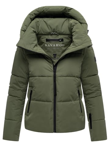 Navahoo Steppjacke Frostherz XIV in Olive Leaf