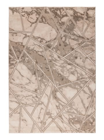 Vivorum Wohnzimmer Kurzflor Teppich Mineral 225 in beige