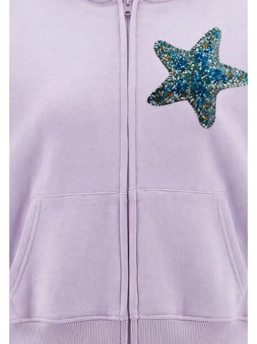 IZIA Women Hoodie in Lavender