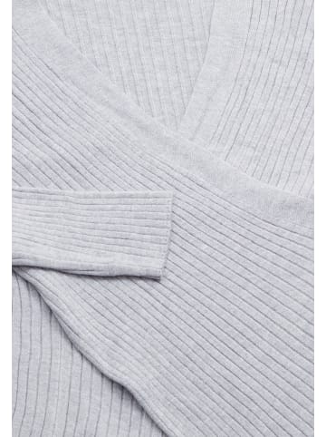 eucaly Damen Strickpullover in Grau Melange