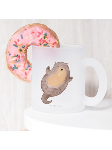Mr. & Mrs. Panda glastasse Otter Umarmen ohne Spruch in Transparent