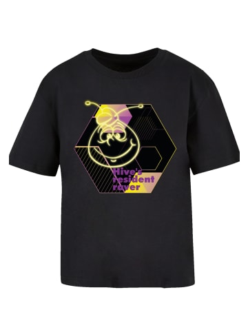F4NT4STIC Tee Die Biene Maja Hives Resident Raver in schwarz