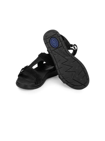 VITAFORM Veloursleder Sandalen in schwarz