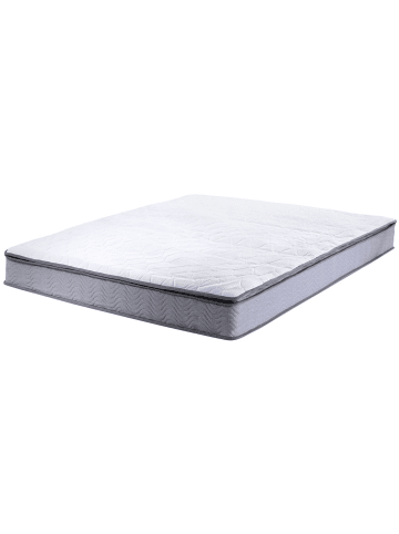 Beliani Matratze SPLENDOUR in Weiß/Grau - (W) 180 x (H) 20 x (L) 200 cm