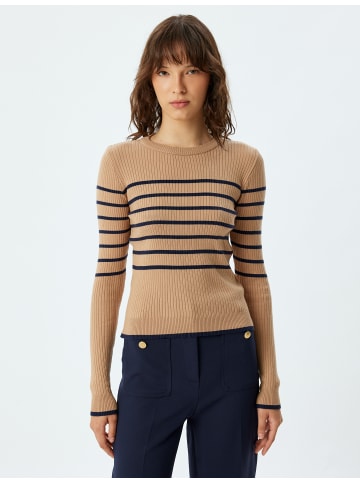 KOTON Sweater in Marineblau Gestreift