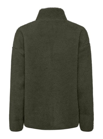 Pieces Teddyjacke in Forest Night
