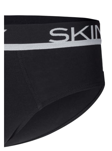 Skiny Slip / Unterhose Cotton in Schwarz