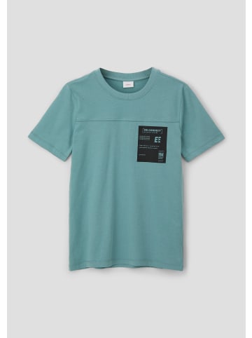 S. Oliver T-Shirt kurzarm in Petrol