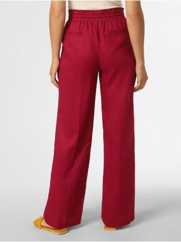 OPUS Leinenhose Marou in fuchsia