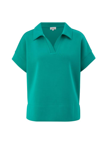 s.Oliver Sweatshirt in 7646_smaragd