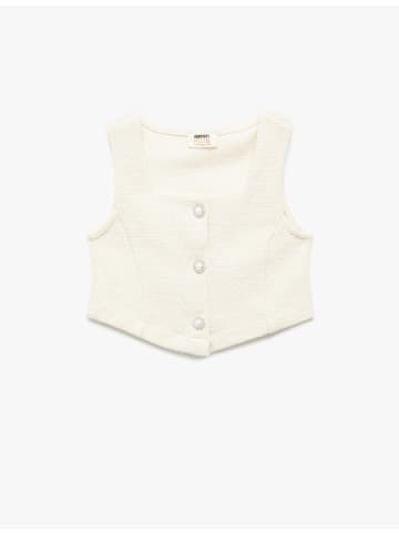 KOTON BLUSE SS in Ekru