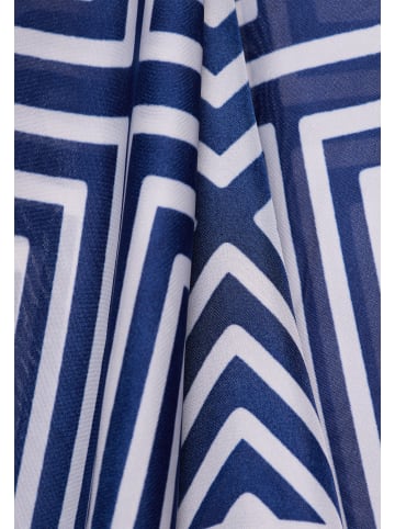 faina Women Feminine Scarf in Beige Navy