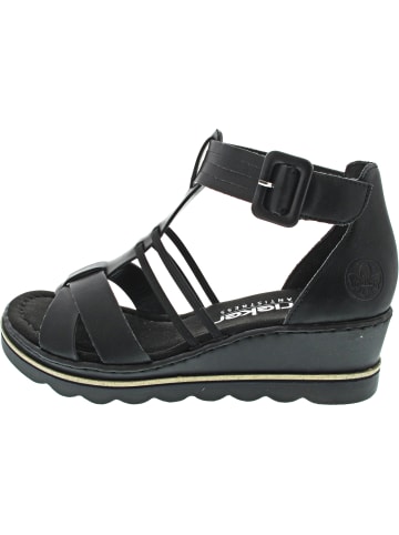 rieker Keilsandalette Schwarz