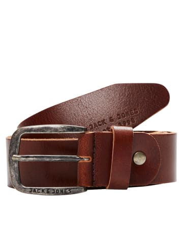 Jack & Jones Ledergürtel 'JACPAUL' Braun