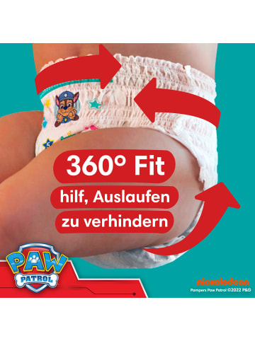 Pampers Monatsbox Pants, "Baby-Dry", Pants Paw Patrol, Größe 5, 160 Stück, 12kg - 17kg