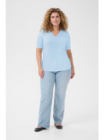 KAFFE curve T-Shirt kurzarm KCsofia Regular fit in Windsurfer