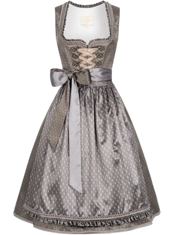 Krüger Collection Midi Dirndl in Grau