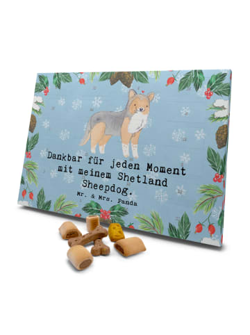 Mr. & Mrs. Panda Hunde Adventskalender Shetland Sheepdog Moment ... in Eisblau