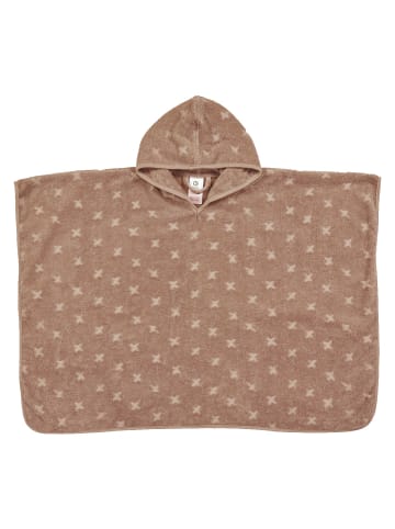 müsli Frottee-Poncho in Walnut