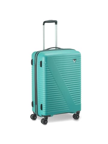 Roncato Sunlite 4 Rollen Trolley 66 cm in blu tiffany