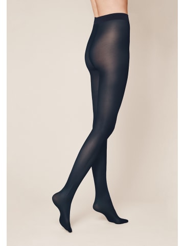 Kunert Feinstrumpfhose Satin Look 40 semi-blickdicht glänzend in Marine