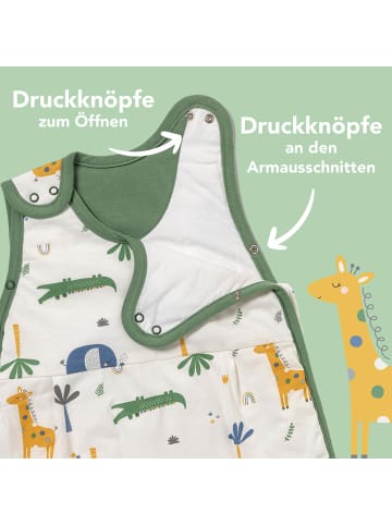 Schlummersack Babyschlafsack, 1.0 TOG in Dunkelgrün