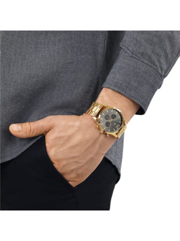 Tom Tailor Chronograph Alloy/Edelstahl, IP silber in Gold