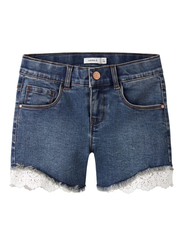 name it Shorts in Dark Blue Denim