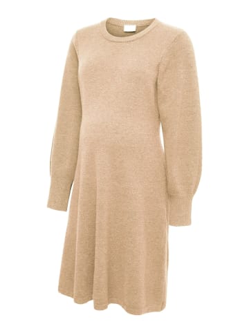 mama licious Strickkleid in Natural Melange