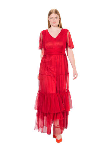 Ulla Popken Midikleid in hellrot