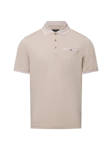 Bugatti Poloshirt in kitt weiß - 0002