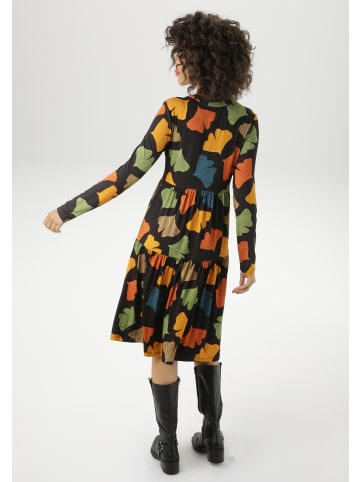 Aniston CASUAL Jerseykleid in bunt