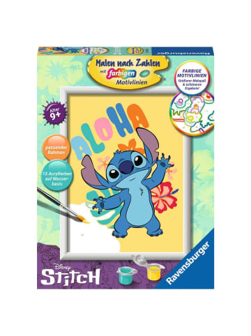 Ravensburger Malprodukte Disney Stitch Malen nach Zahlen Kinder 9-99 Jahre in bunt