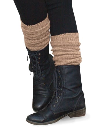 LAVANA basic Beinstulpen in schwarz, beige