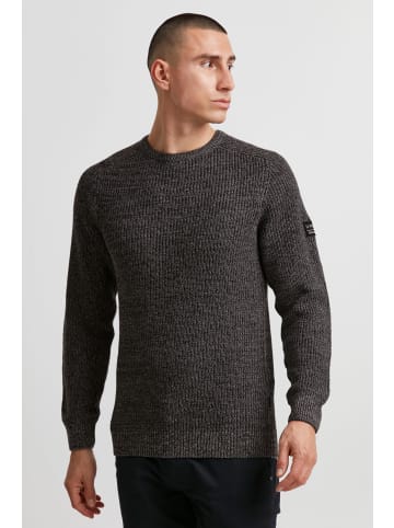 11 Project Rundhalspullover PRAmericus 20714027 ME Grobstrick Pullover mit Rundhalsausschnitt in Grau