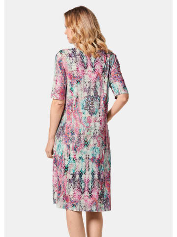 GOLDNER Elastisches Jerseykleid mit modischem Druck in bunt / gemustert