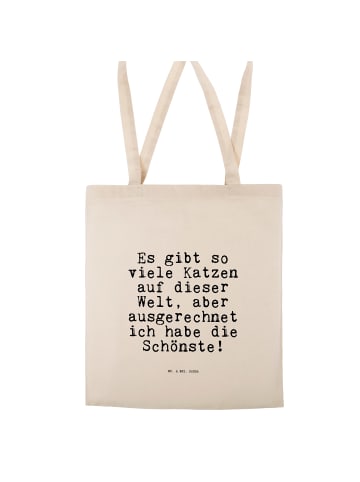Mr. & Mrs. Panda Tasche Es gibt so viele... mit Spruch in Creme