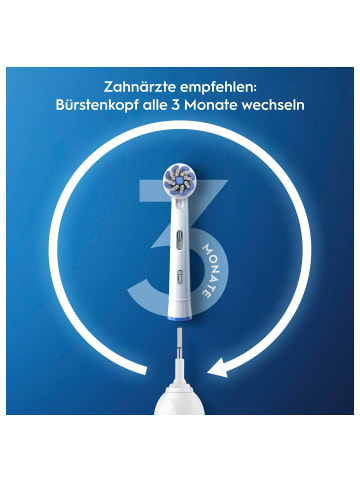 Oral-B Elektrische Zahnbürste "Pro 3 - Sensitive Clean" in Blau