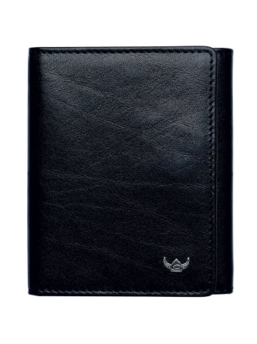 Golden Head Colorado Geldbörse RFID Schutz Leder 8 cm in schwarz