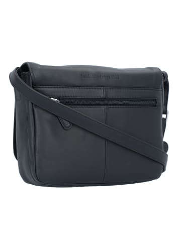 PICARD Timeless Umhängetasche Leder 21 cm in schwarz